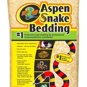 Zoo Med Aspen Snake Bedding #1 Preferred 8 Dry Quarts 8.8 L